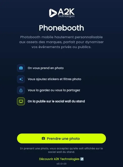 Photobooth mobile