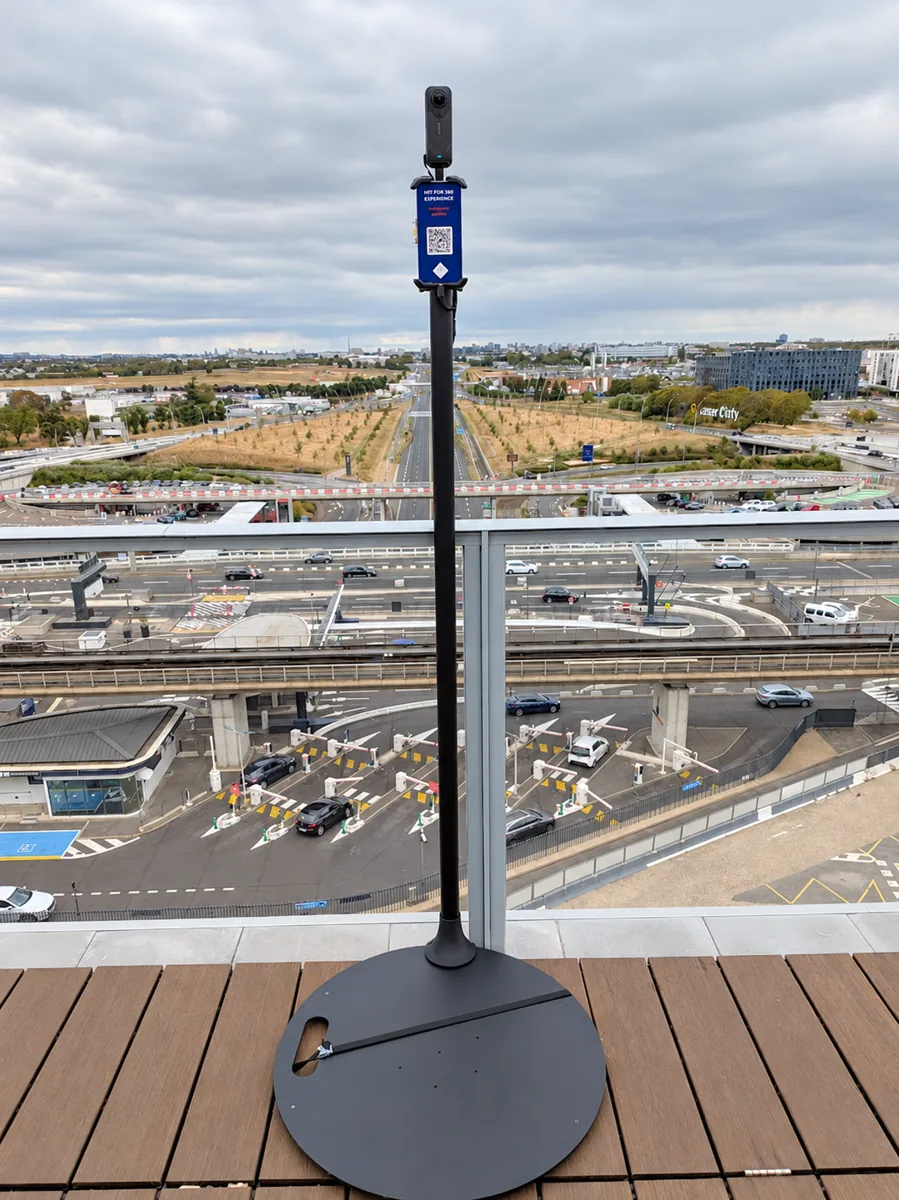 Dispositif Photo Sphère : caméra 360° sur pied