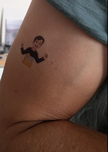 Tattoo éphémère personnalisé : avatar imprimé lors d’un événement